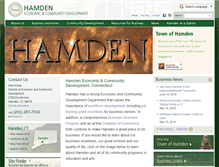 Tablet Screenshot of hamden-ct.com